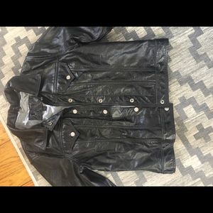 Guess size medium leather jacket